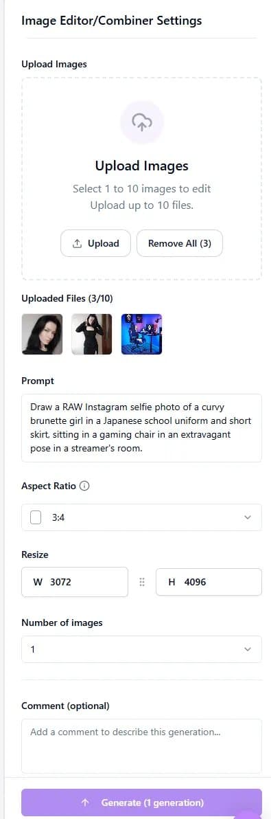 Prepare source images