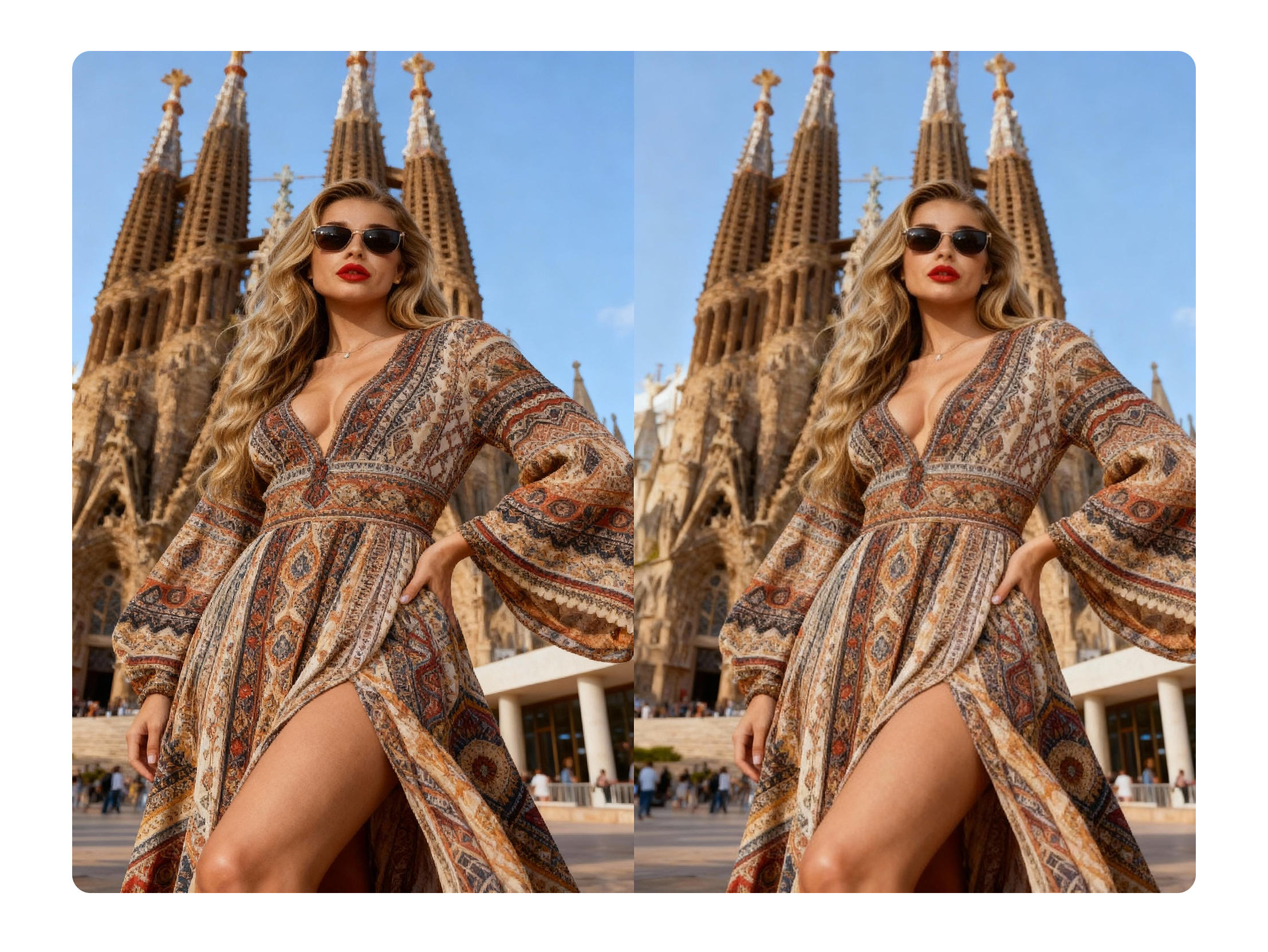 Before/After with ai image editor prompt
