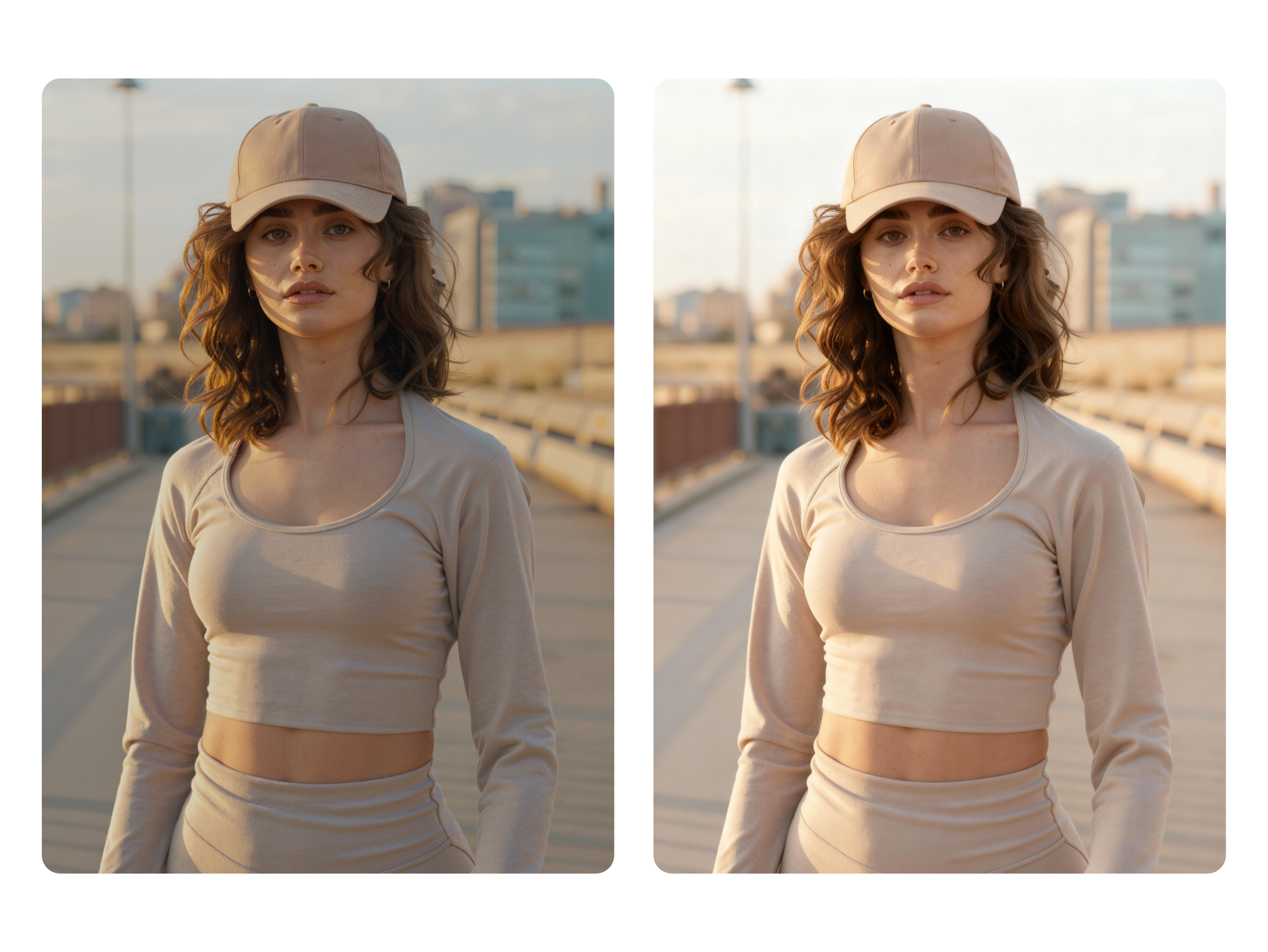 AI retouch and color grading