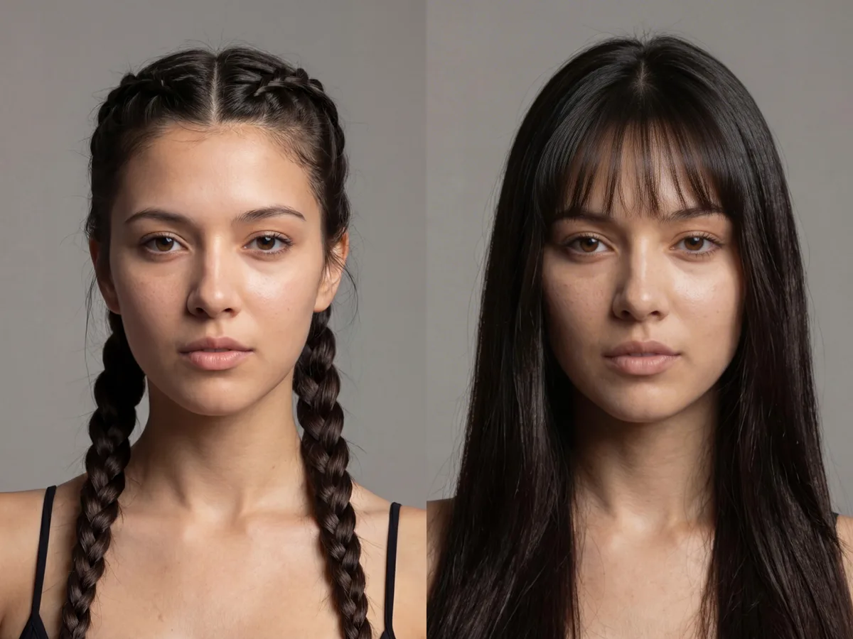 AI hairstyle changer — automatic hair detection, no masking required