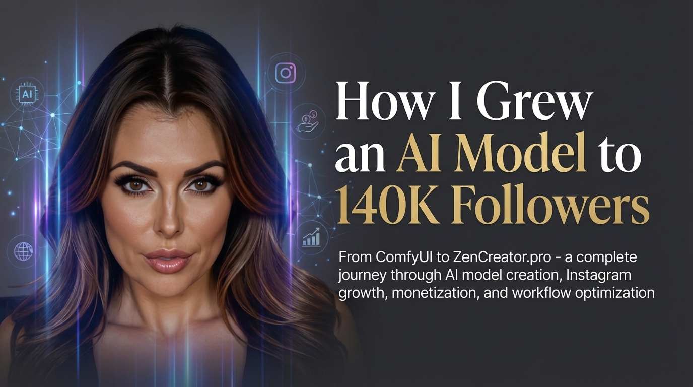 How to Create an AI Influencer: 0 to 140K Instagram Followers Case Study