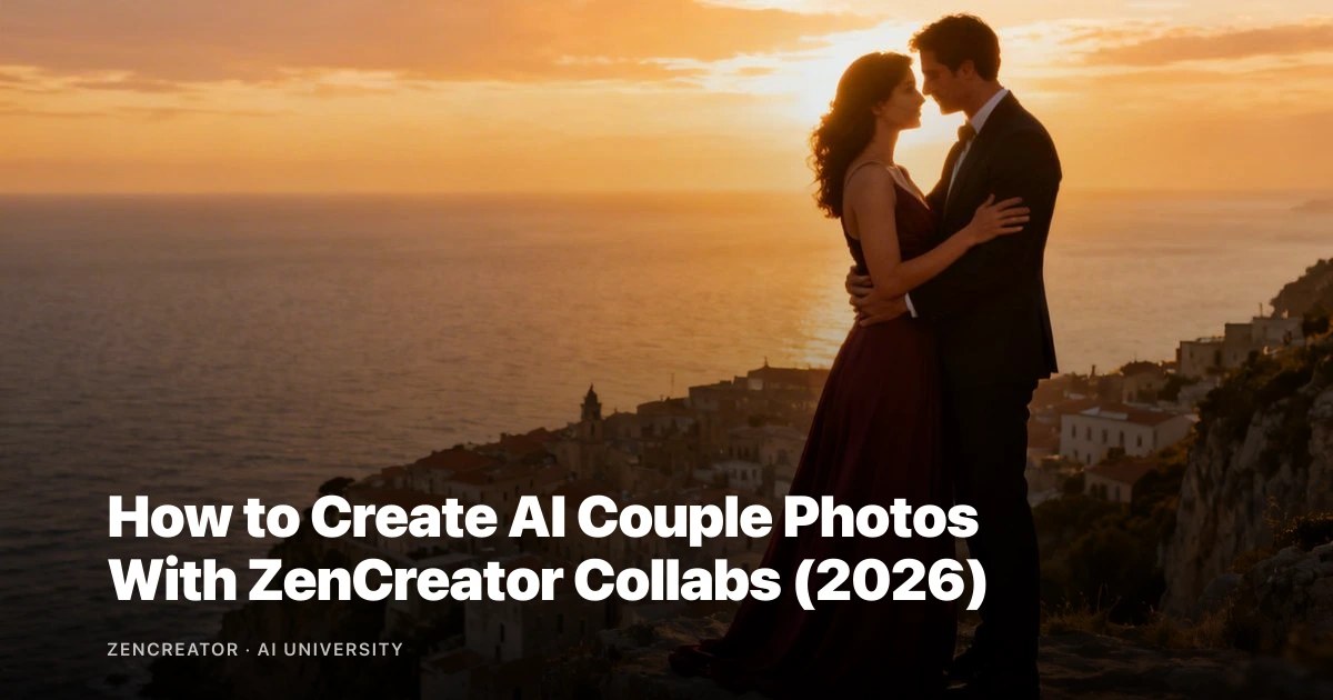 How to Create AI Couple Photos With ZenCreator Collabs (2026)