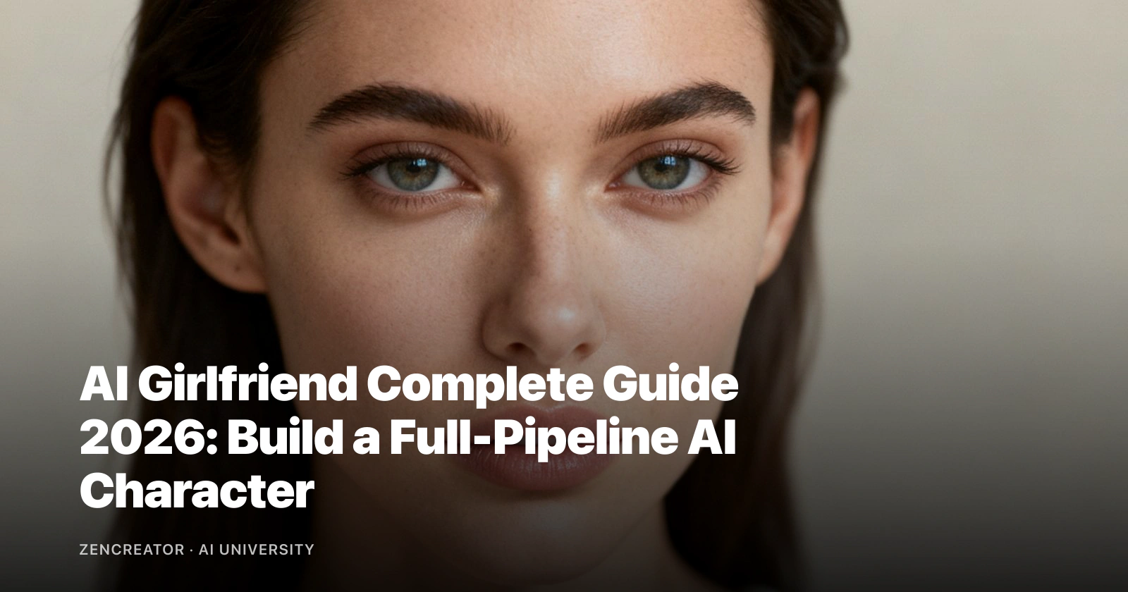 AI Girlfriend Complete Guide 2026: Build a Full-Pipeline AI Character