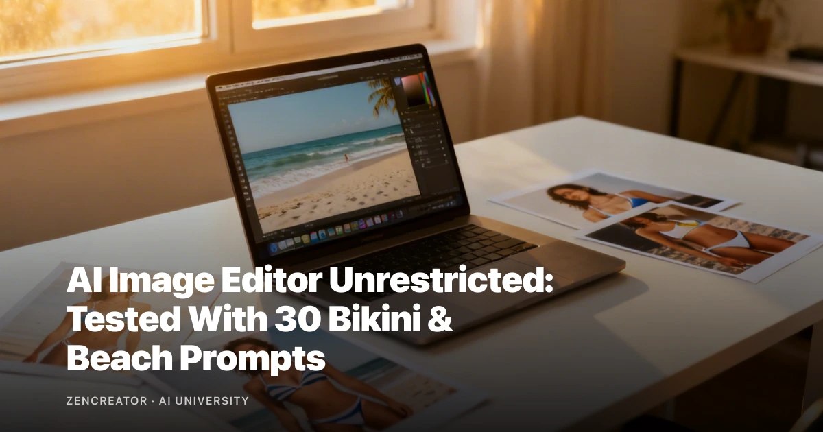 AI Image Editor Unrestricted: Tested With 30 Bikini & Beach Prompts