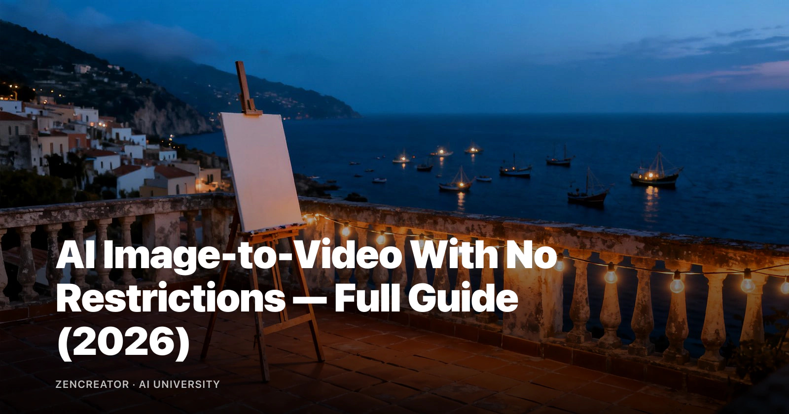 AI Image-to-Video With No Restrictions — Full Guide (2026)