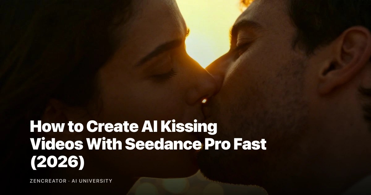 How to Create AI Kissing Videos With Seedance Pro Fast (2026)