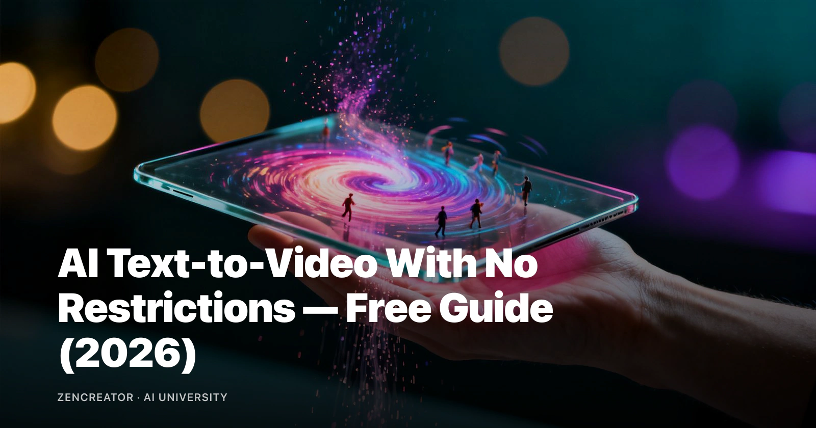 AI Text-to-Video With No Restrictions — Free Guide (2026) AI Text-to-Video With No Restrictions — Free Guide (2026)