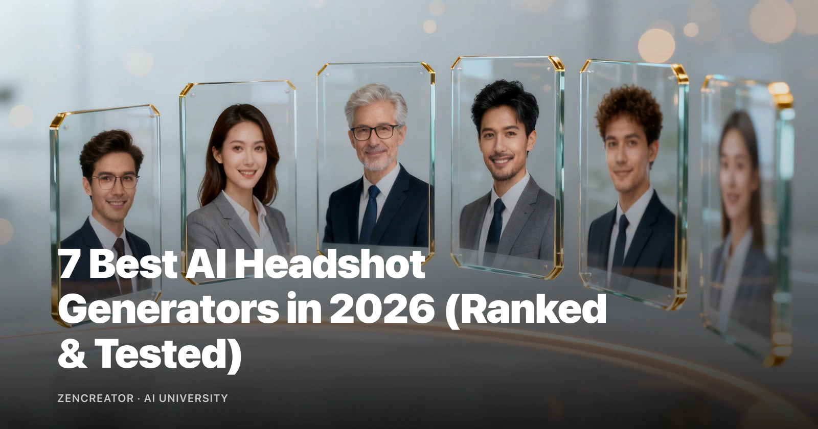 7 Best AI Headshot Generators in 2026 (Ranked & Tested) 7 Best AI Headshot Generators in 2026 (Ranked & Tested)