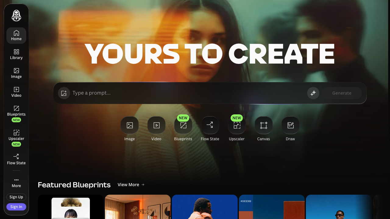 Leonardo.ai interface — AI image generator with multiple model styles