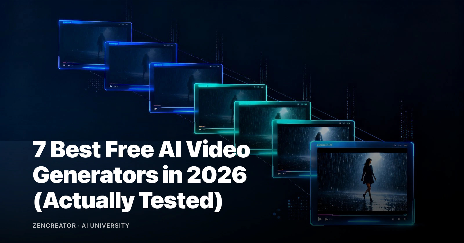 7 Best Free AI Video Generators in 2026 (Actually Tested)