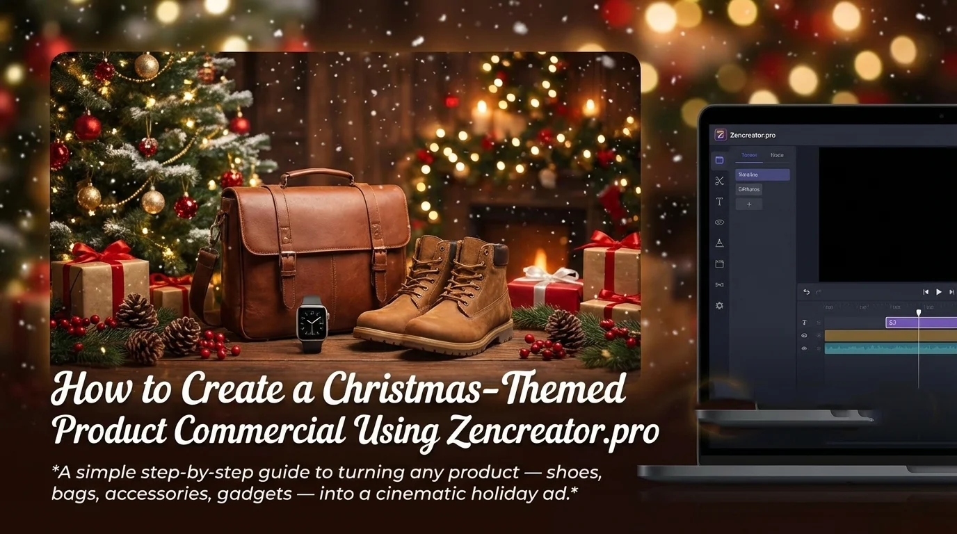 How to Create a Christmas-Themed Product Commercial