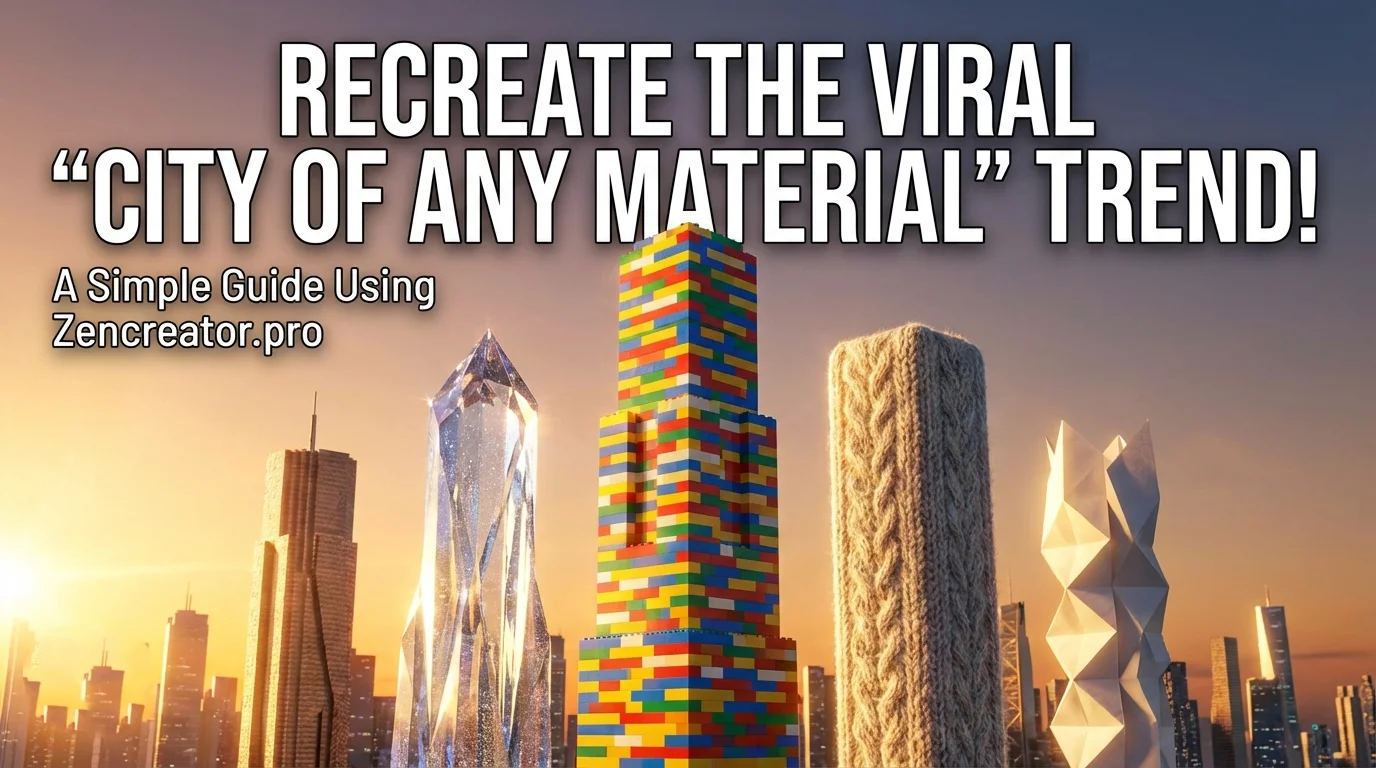 How to Recreate the Viral 'City Made of Any Material' Trend
