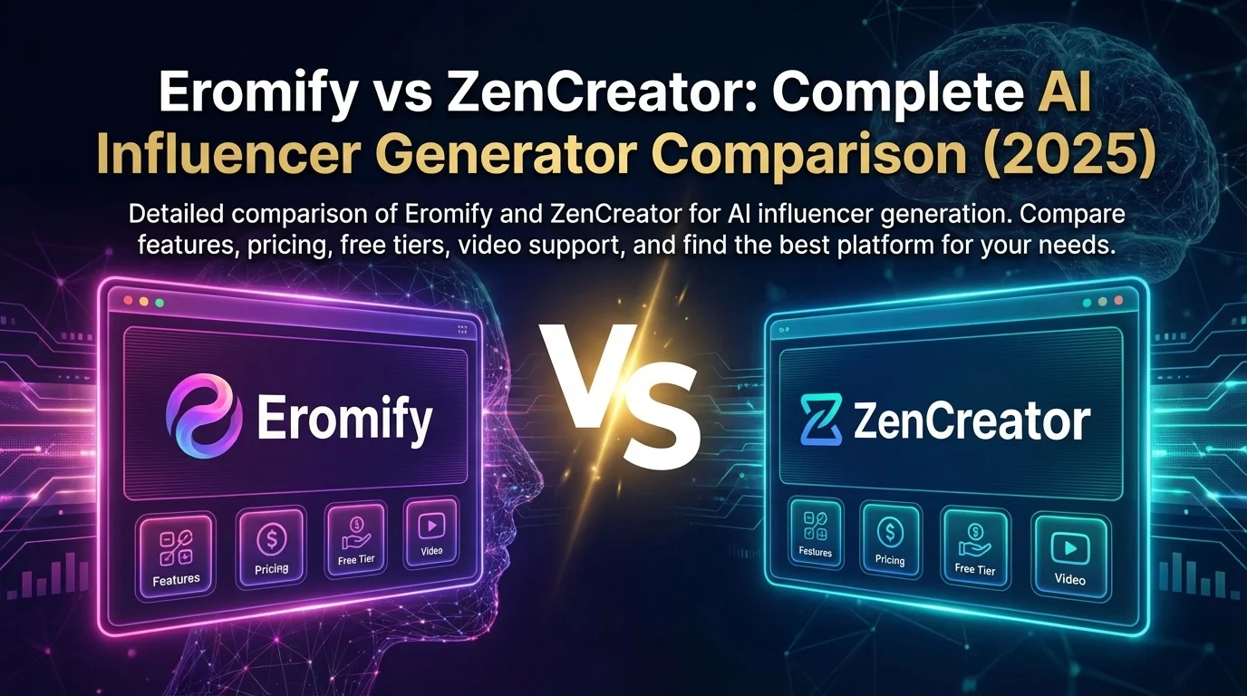 Eromify Alternative 2025: Switch to ZenCreator for Better AI Influencer Videos