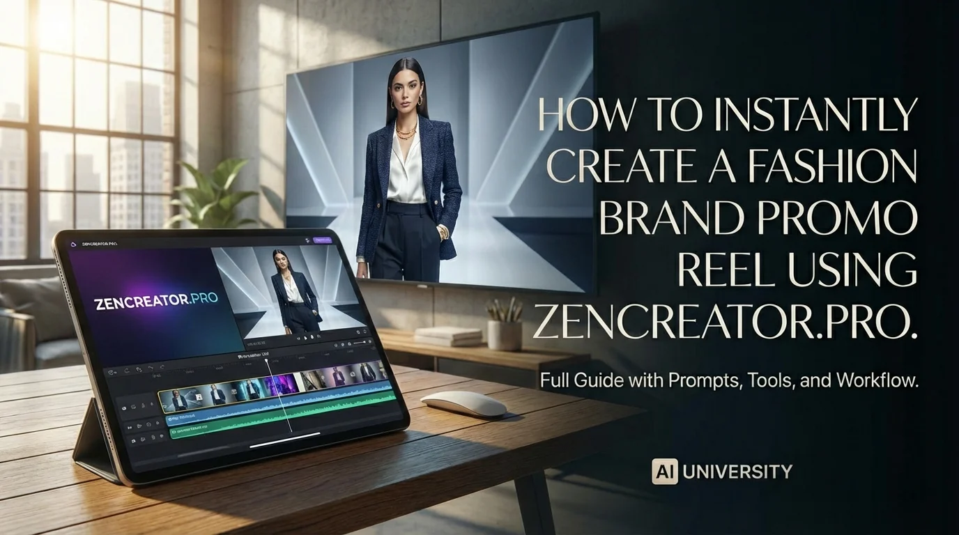 How to Instantly Create a Fashion Brand Promo Reel