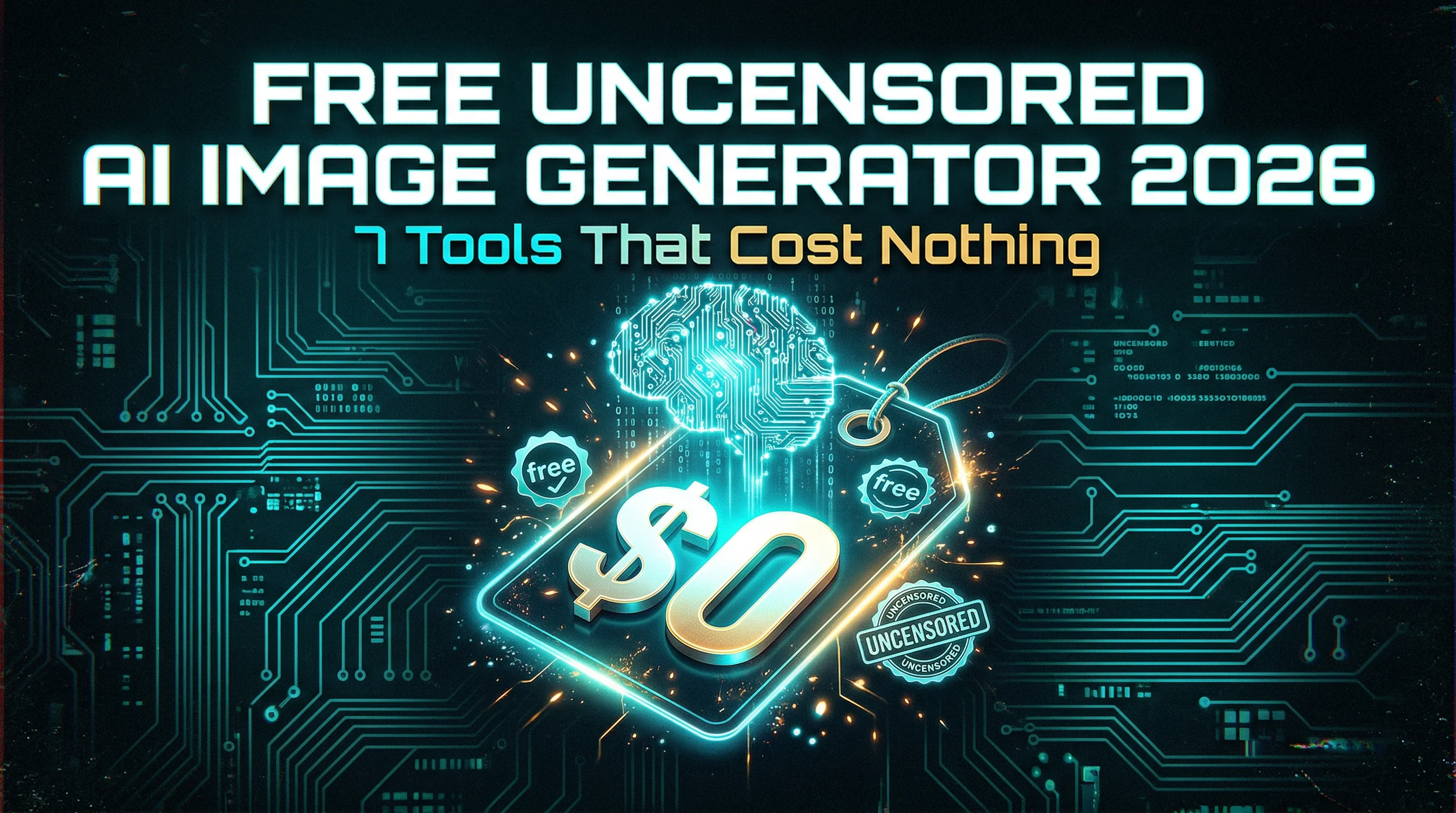 Free Uncensored AI Image Generator 2026: 7 Tools That Cost Nothing Free Uncensored AI Image Generator 2026: 7 Tools That Cost Nothing