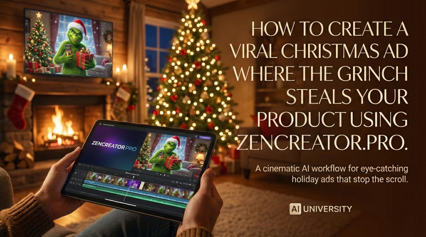 How to Create a Viral Christmas Ad Where the Grinch Steals Your Product