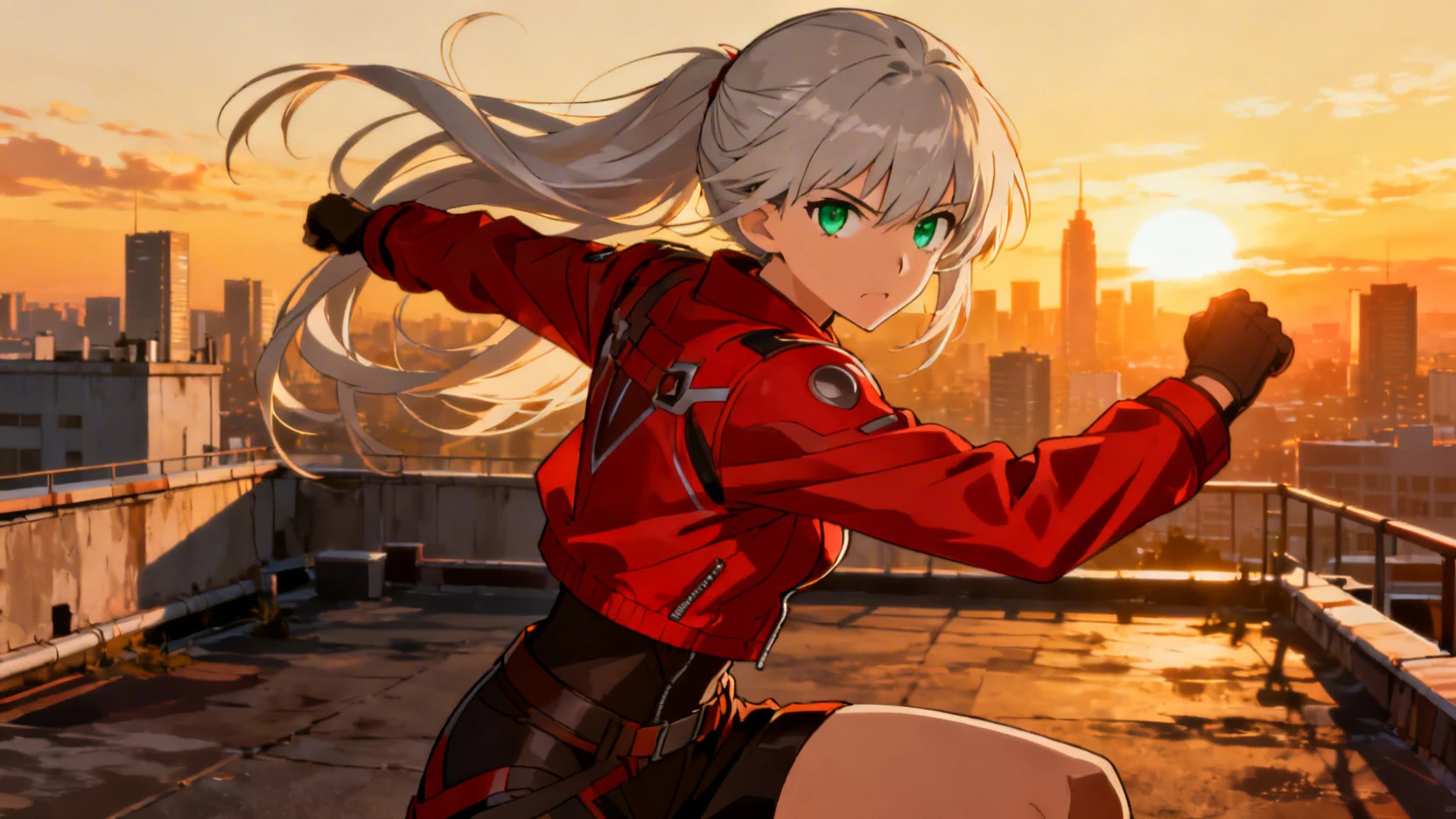 Modern shounen anime style example — created on ZenCreator