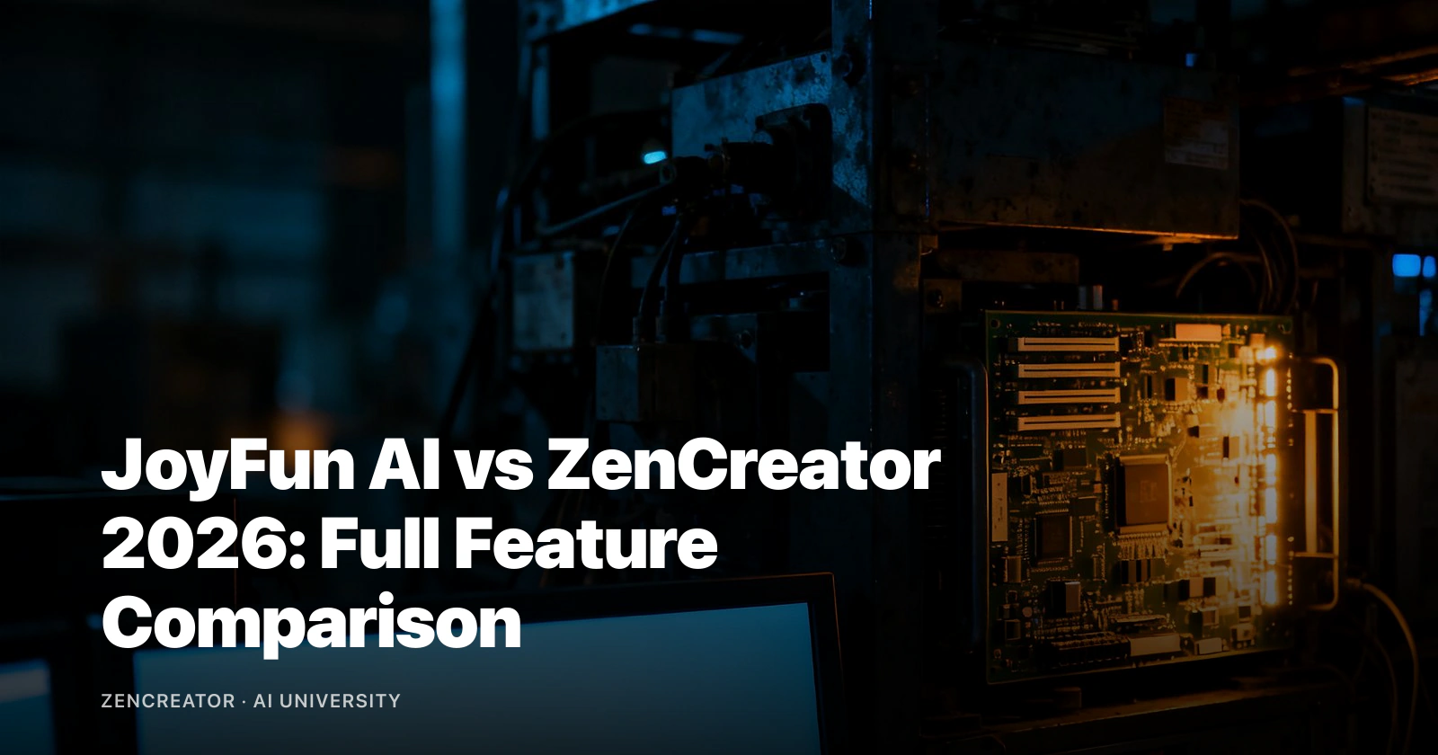 JoyFun AI vs ZenCreator 2026: Full Feature Comparison JoyFun AI vs ZenCreator 2026: Full Feature Comparison
