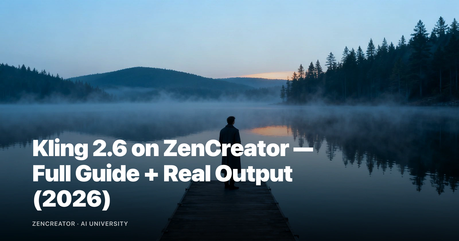 Kling 2.6 on ZenCreator — Full Guide + Real Output (2026) Kling 2.6 on ZenCreator — Full Guide + Real Output (2026)