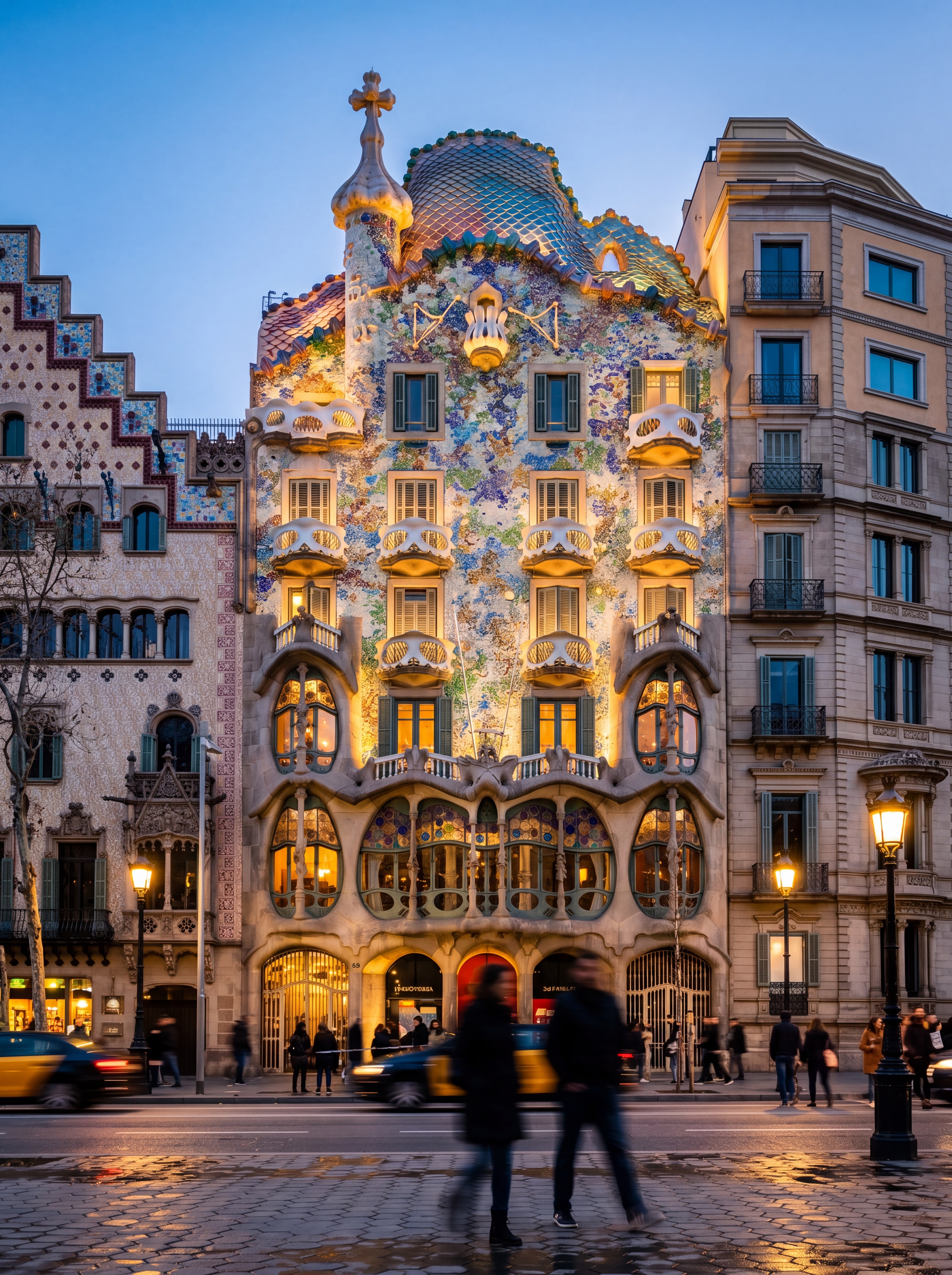Nano Banana 2 example — Casa Batlló web-grounded landmark