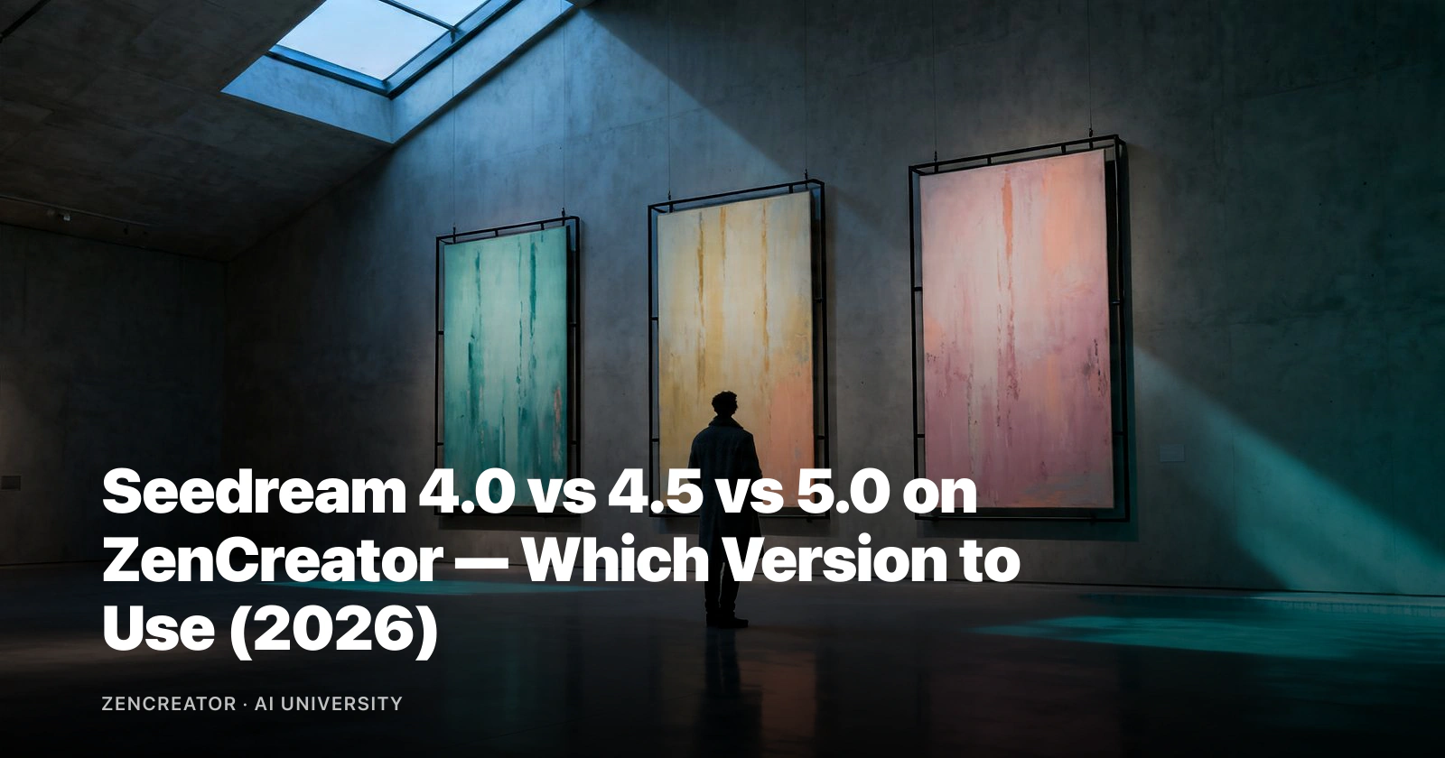 Seedream 4.0 vs 4.5 vs 5.0 on ZenCreator — Which Version to Use (2026) Seedream 4.0 vs 4.5 vs 5.0 on ZenCreator — Which Version to Use (2026)