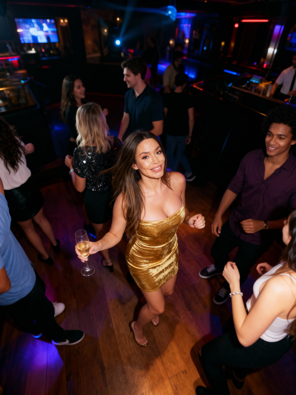 Gold dress variation 3