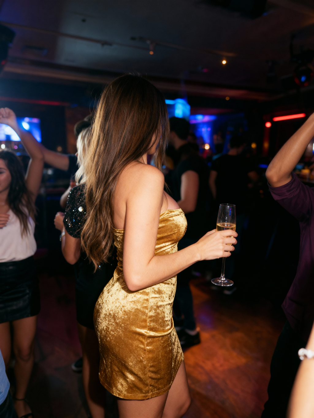 Gold dress variation 4