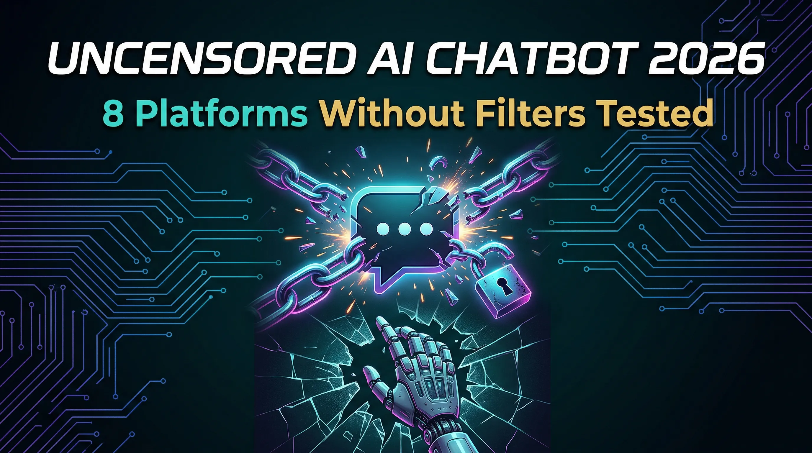 Uncensored AI Chatbot 2026: 8 Platforms Without Content Filters Tested Uncensored AI Chatbot 2026: 8 Platforms Without Content Filters Tested