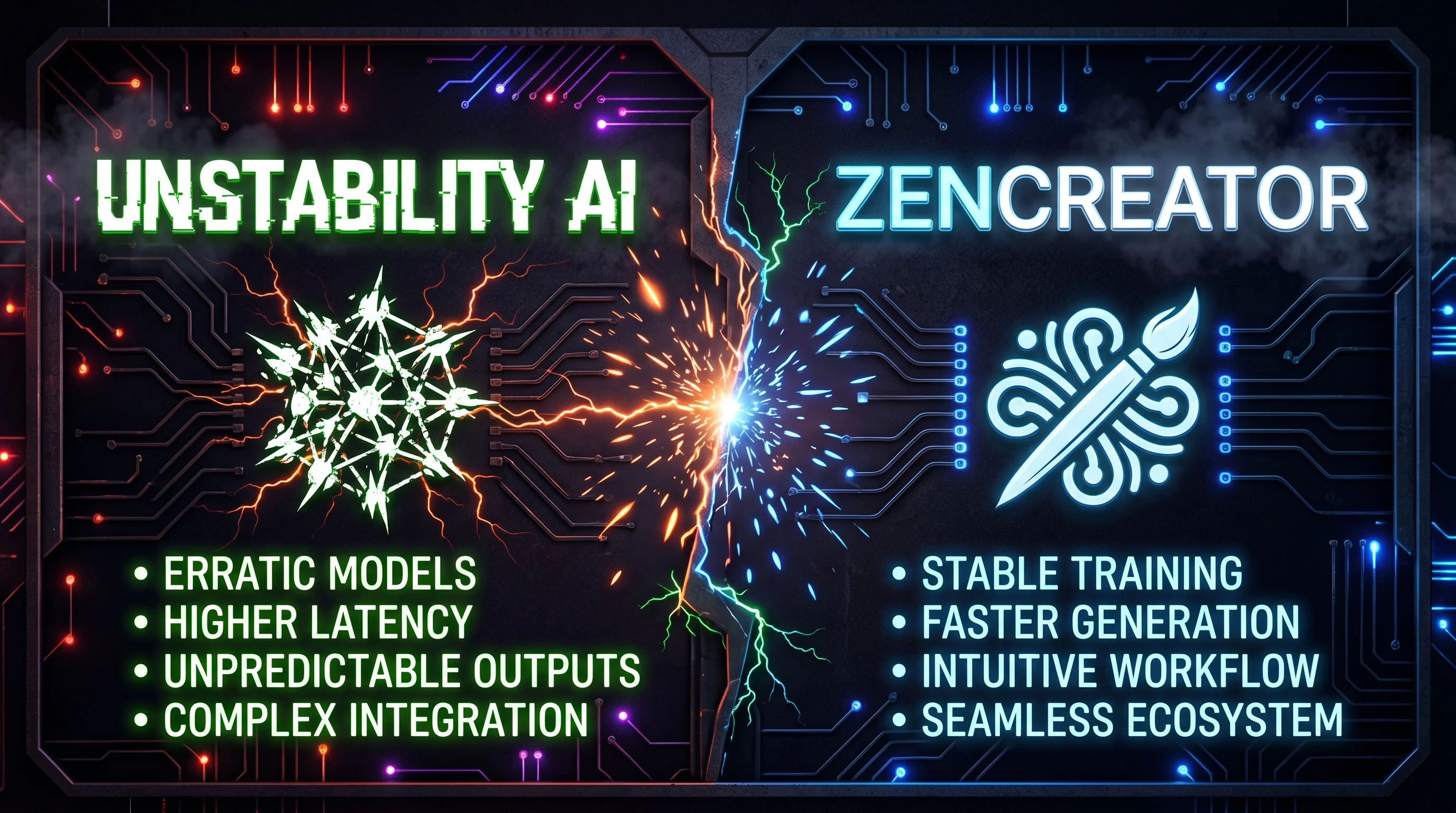Unstability AI Alternative 2026: ZenCreator for Video, 4K & Editing