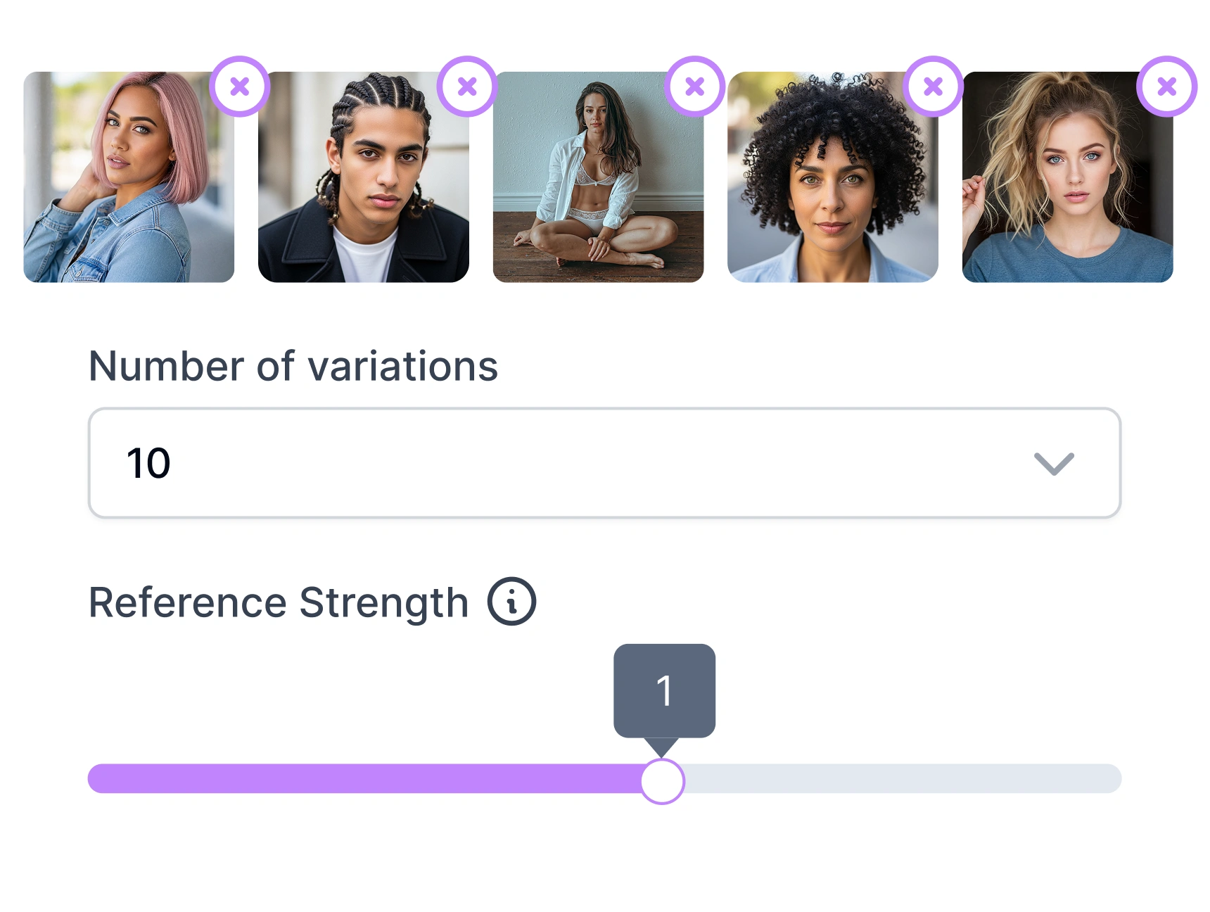 Set Amount of Variations step