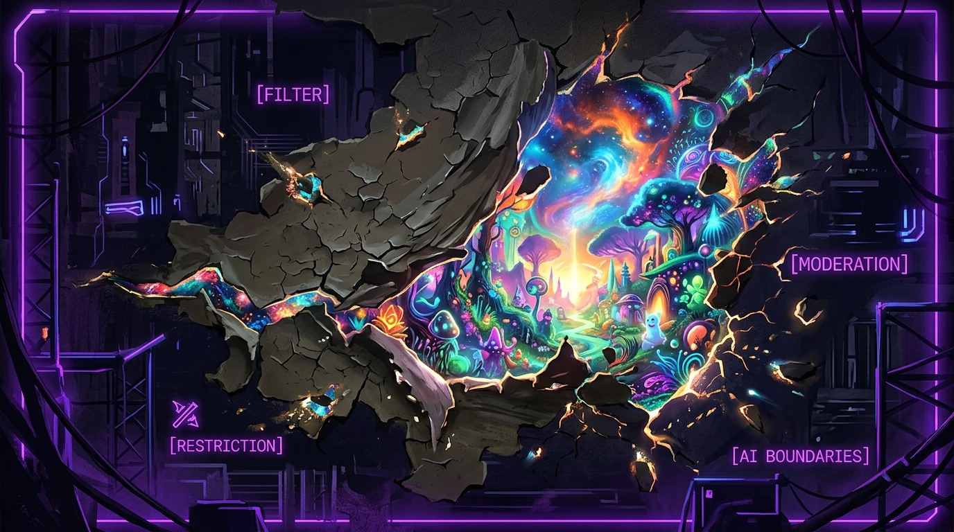 No filter AI generator - AI content creation with all filters removed