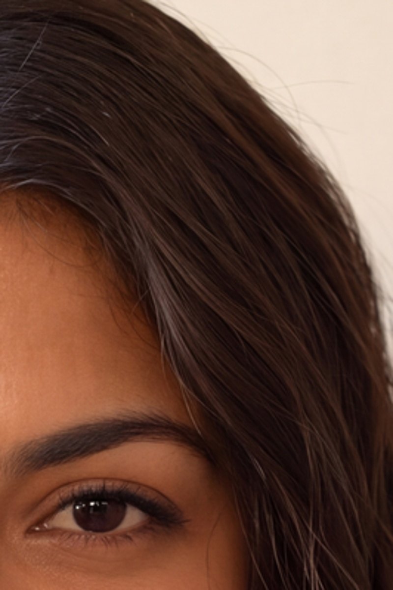 Mechones de pelo junto a la cara antes del Escalador de Imágenes