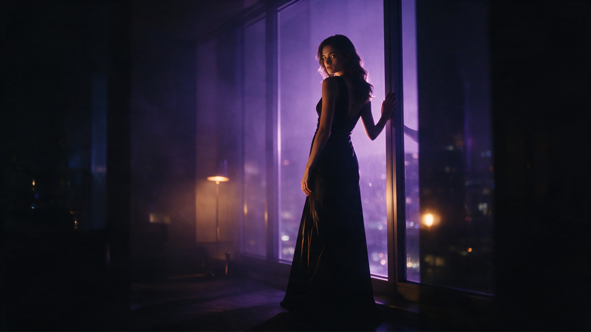 Wan 3.0 example — wide interior scene where footsteps, breathing and room tone are generated with the picture