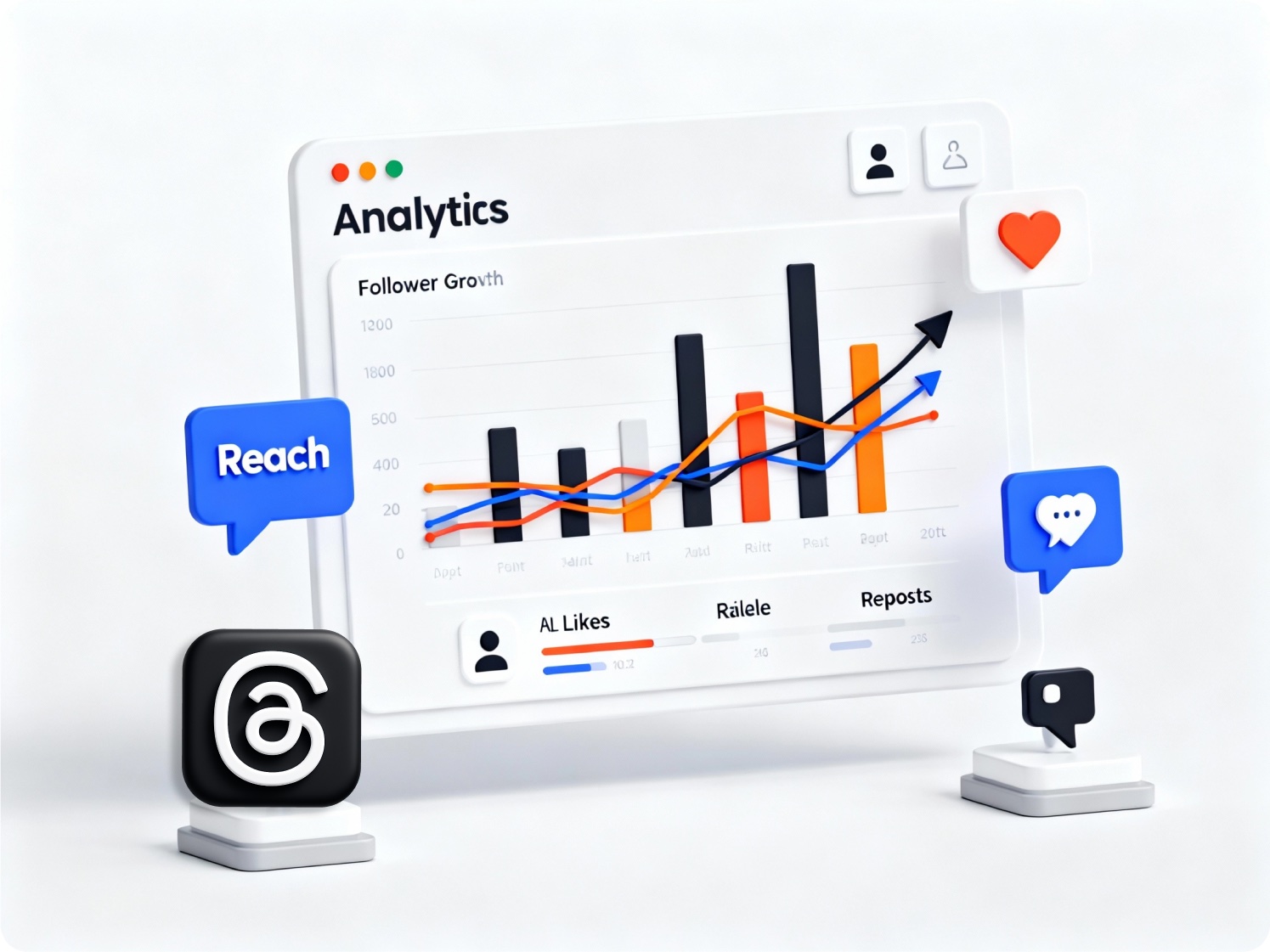 Built-in analytics dashboard